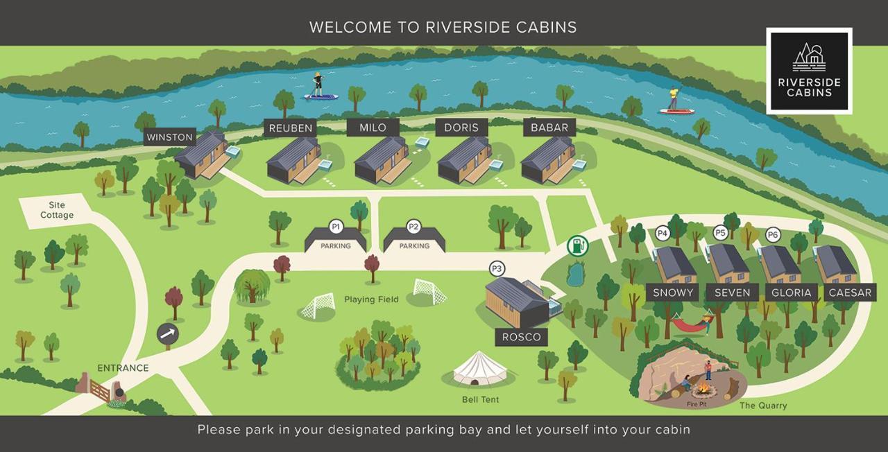 Riverside Cabins Shrewsbury Luaran gambar